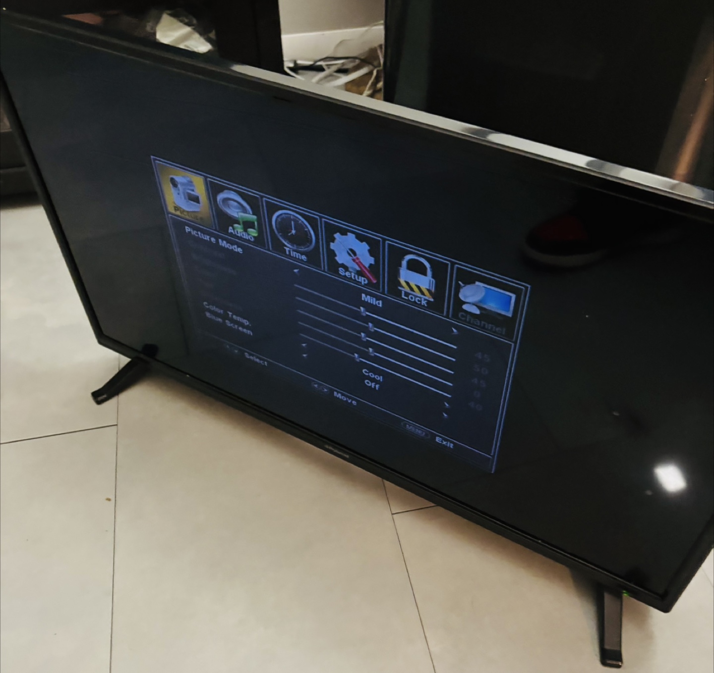 Black Flat Screen TV
