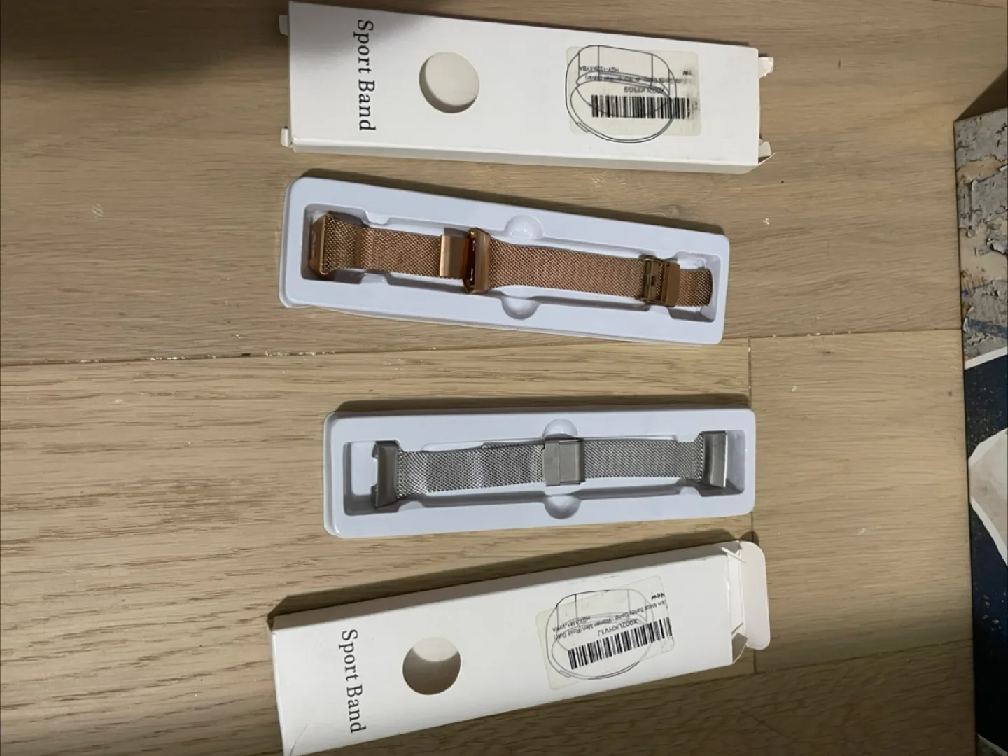 Sport Band - Rose Gold & Silver thumbnail