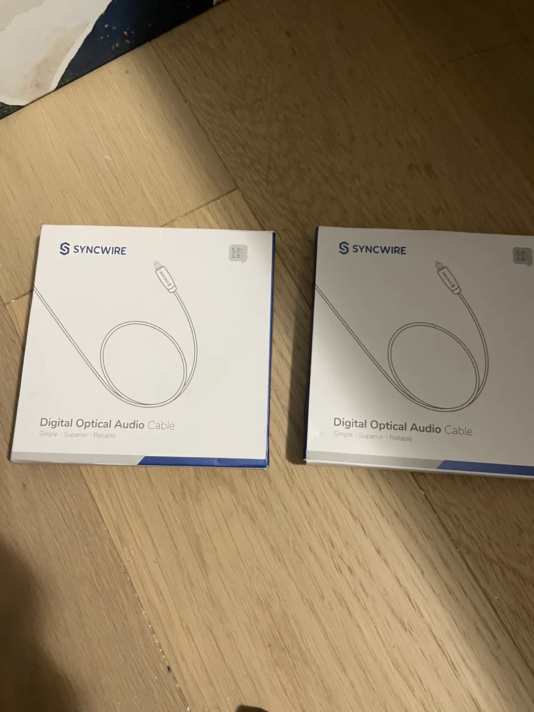 Syncwire Digital Optical Audio Cable - NEW thumbnail