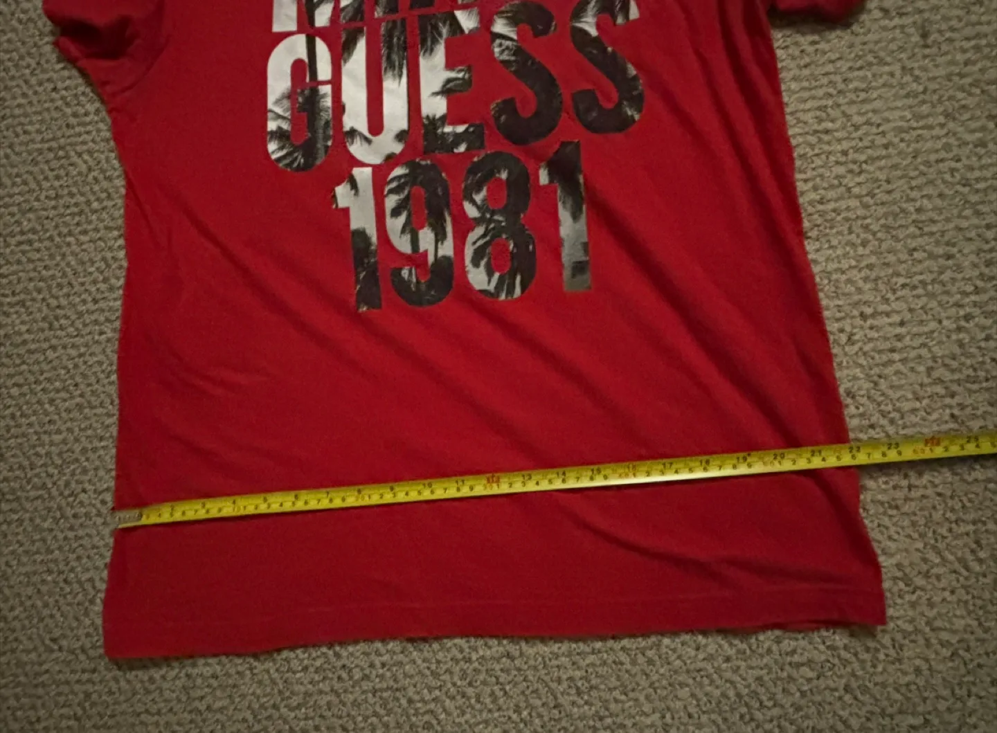 Guess Miami 1981 Red T (menu XXL) image indicator(5)