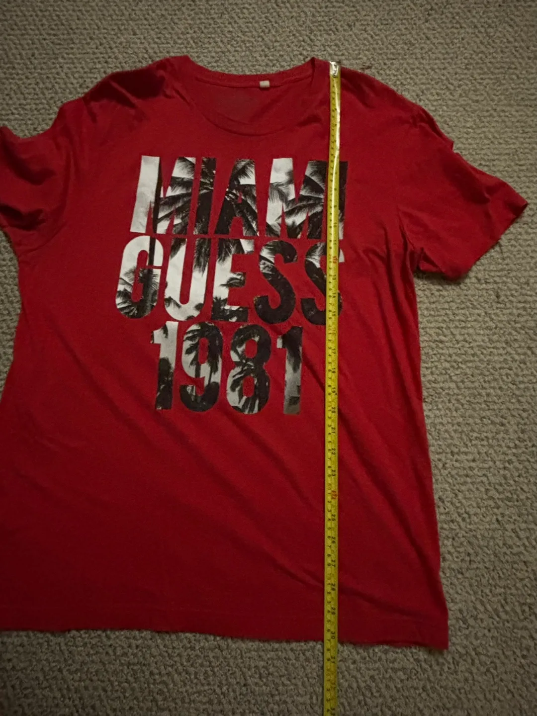 Guess Miami 1981 Red T (menu XXL) image indicator(6)