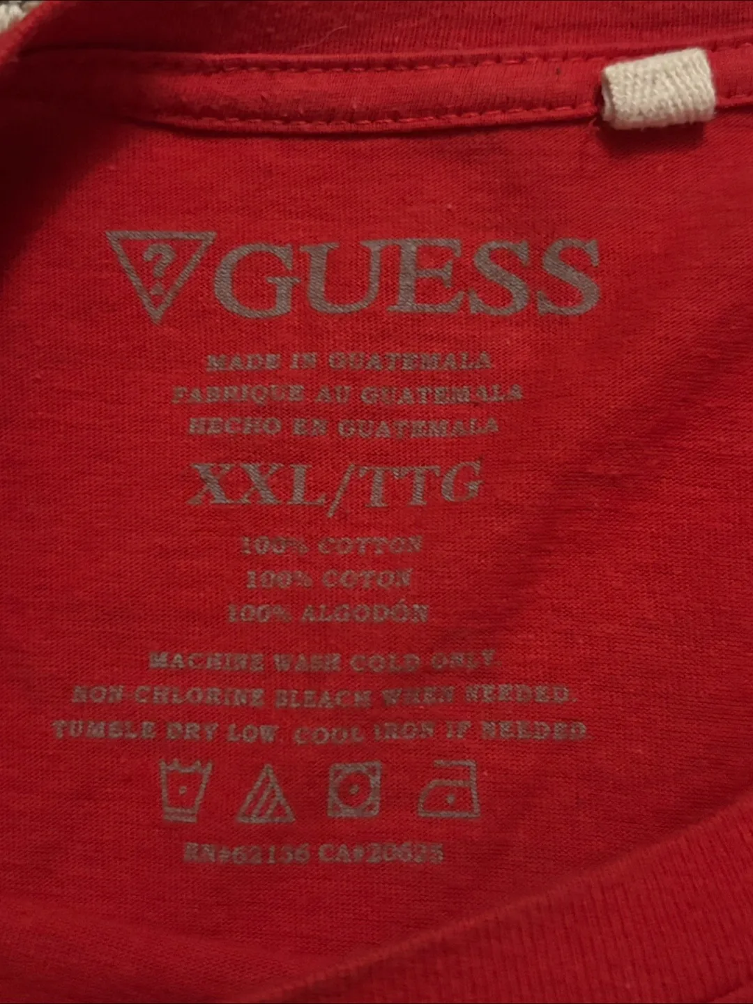 Guess Miami 1981 Red T (menu XXL) image indicator(4)