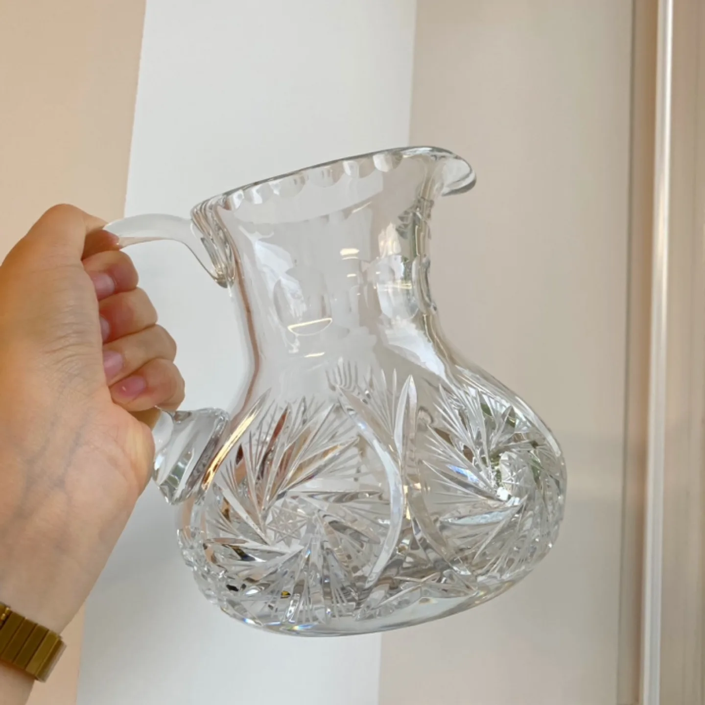 Crystal Glass Pitcher image indicator(3)
