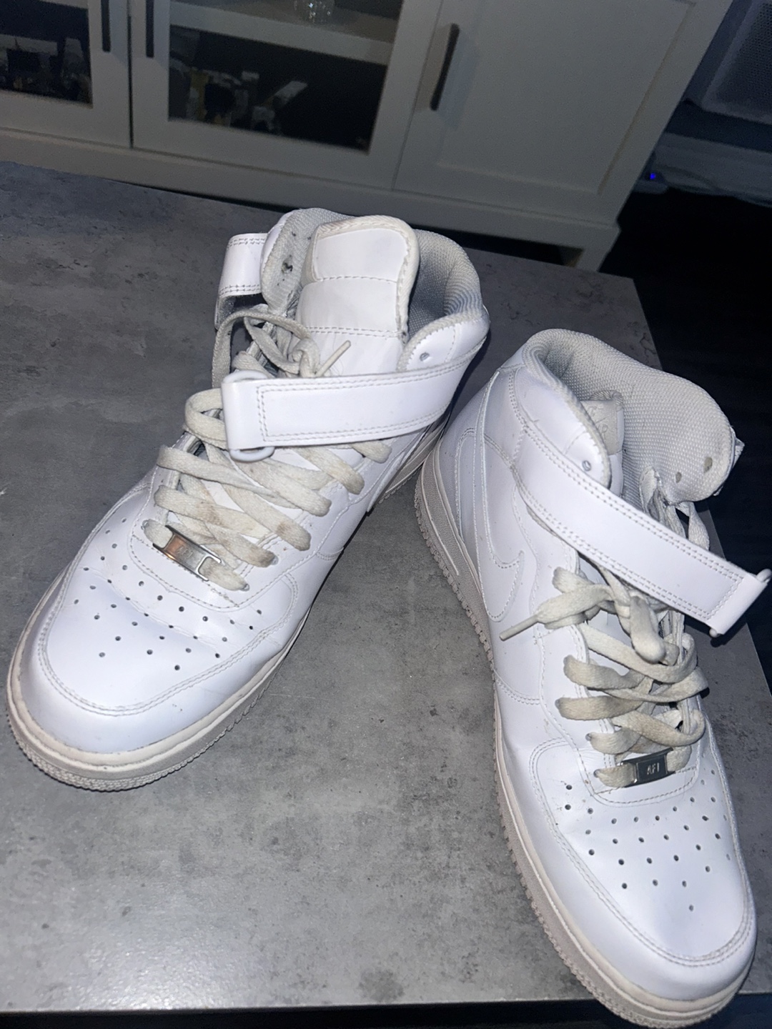Nike Air Force 1 Mid '07 White Shoes - size 10 - photo 2