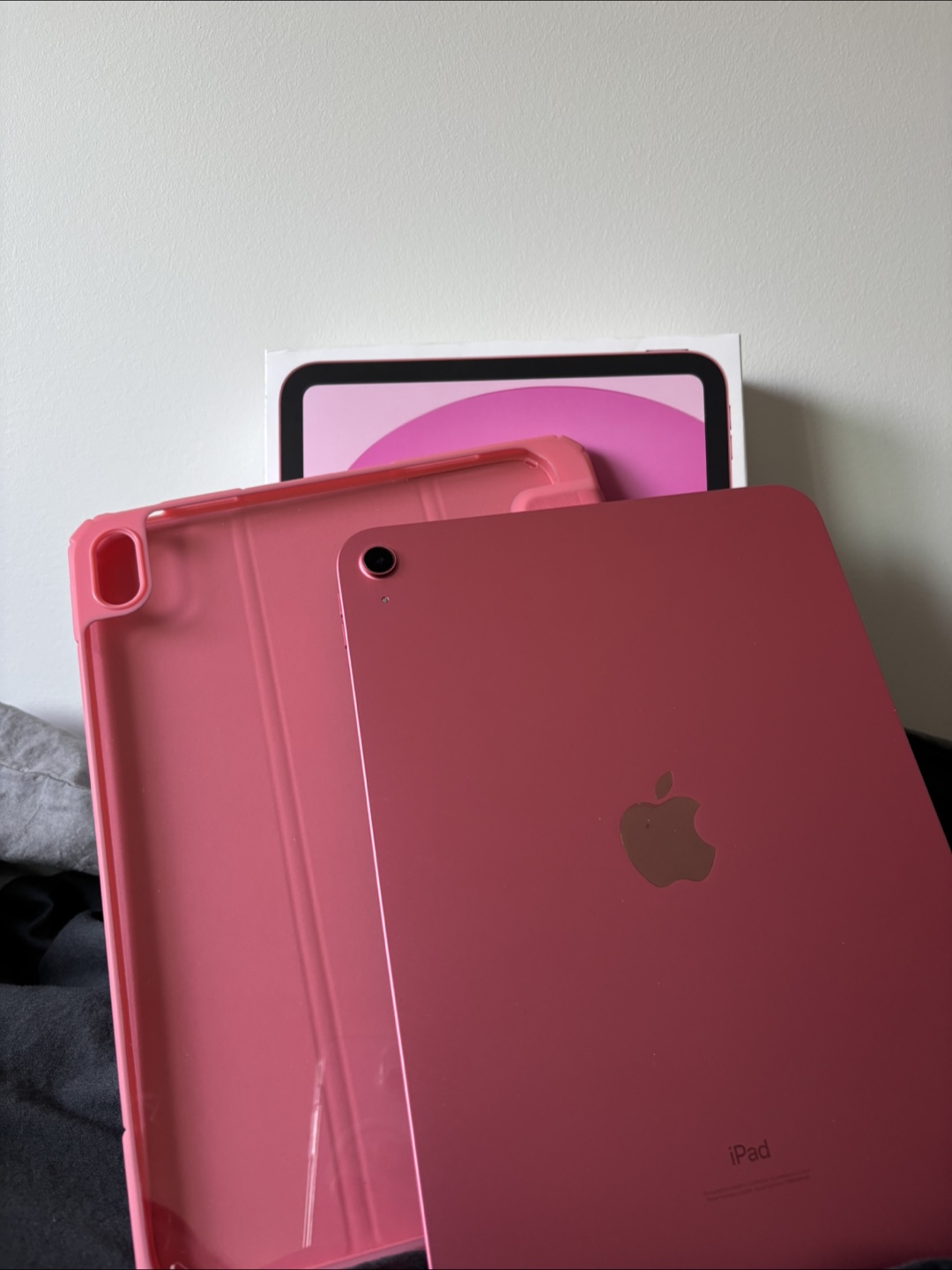 Pink Apple iPad with Case - photo 3