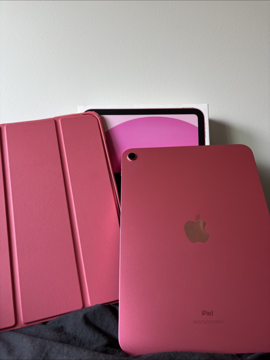 Pink Apple iPad with Case - photo 2