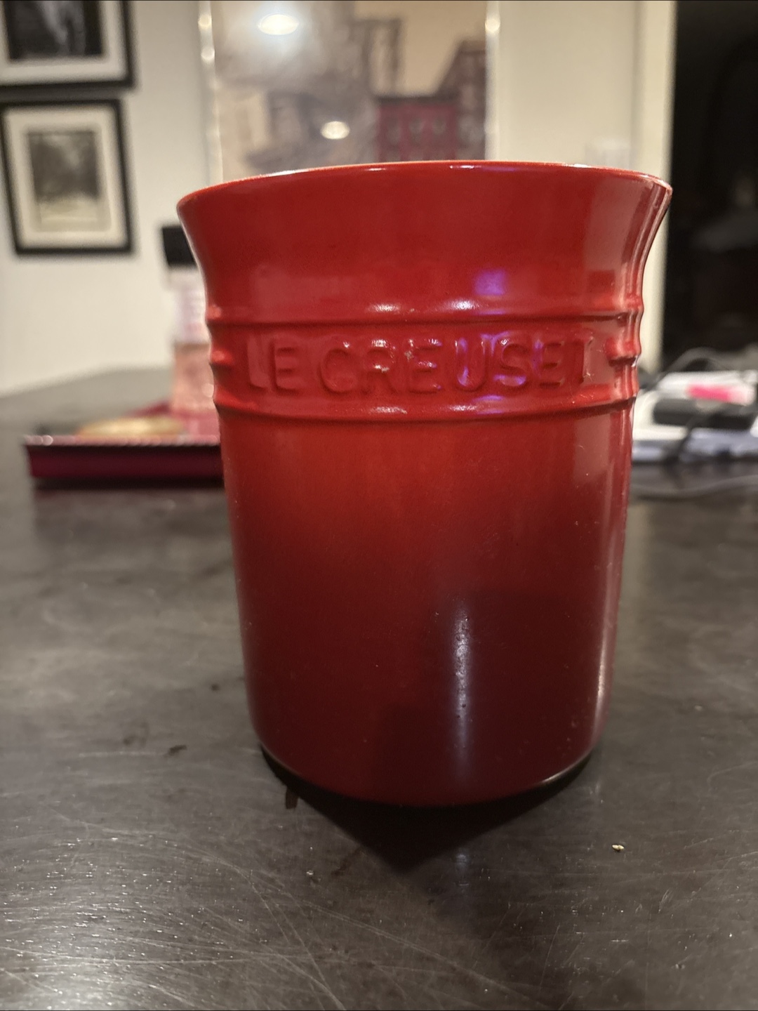 Le Creuset Red Utensil Holder