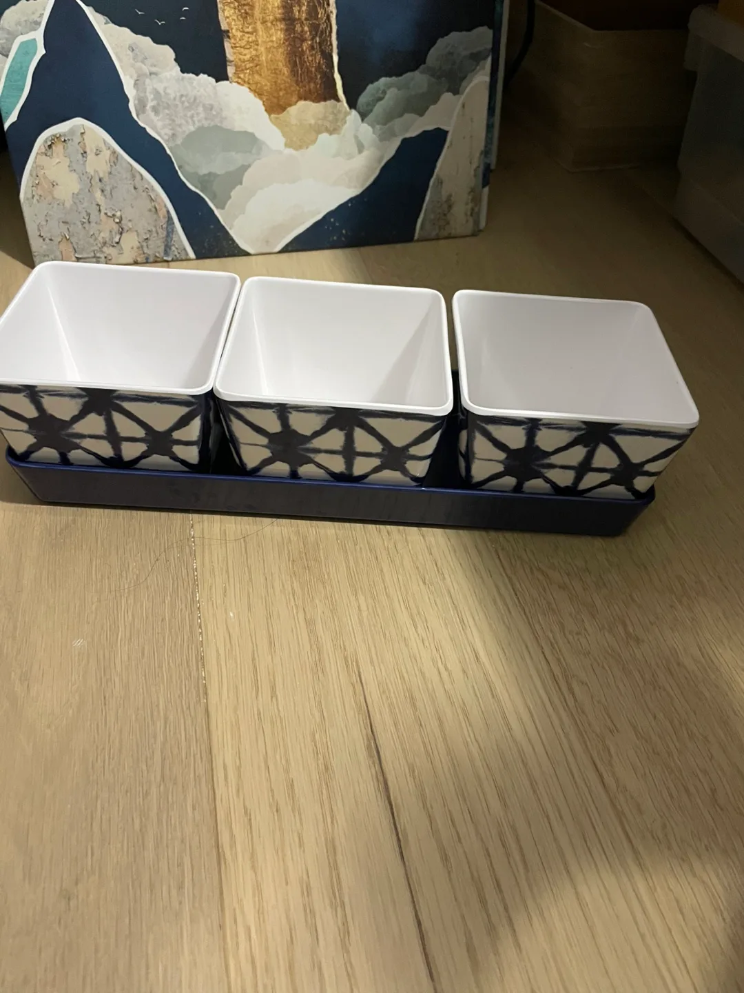 Decorative Ceramic Bowls with Tray thumbnail