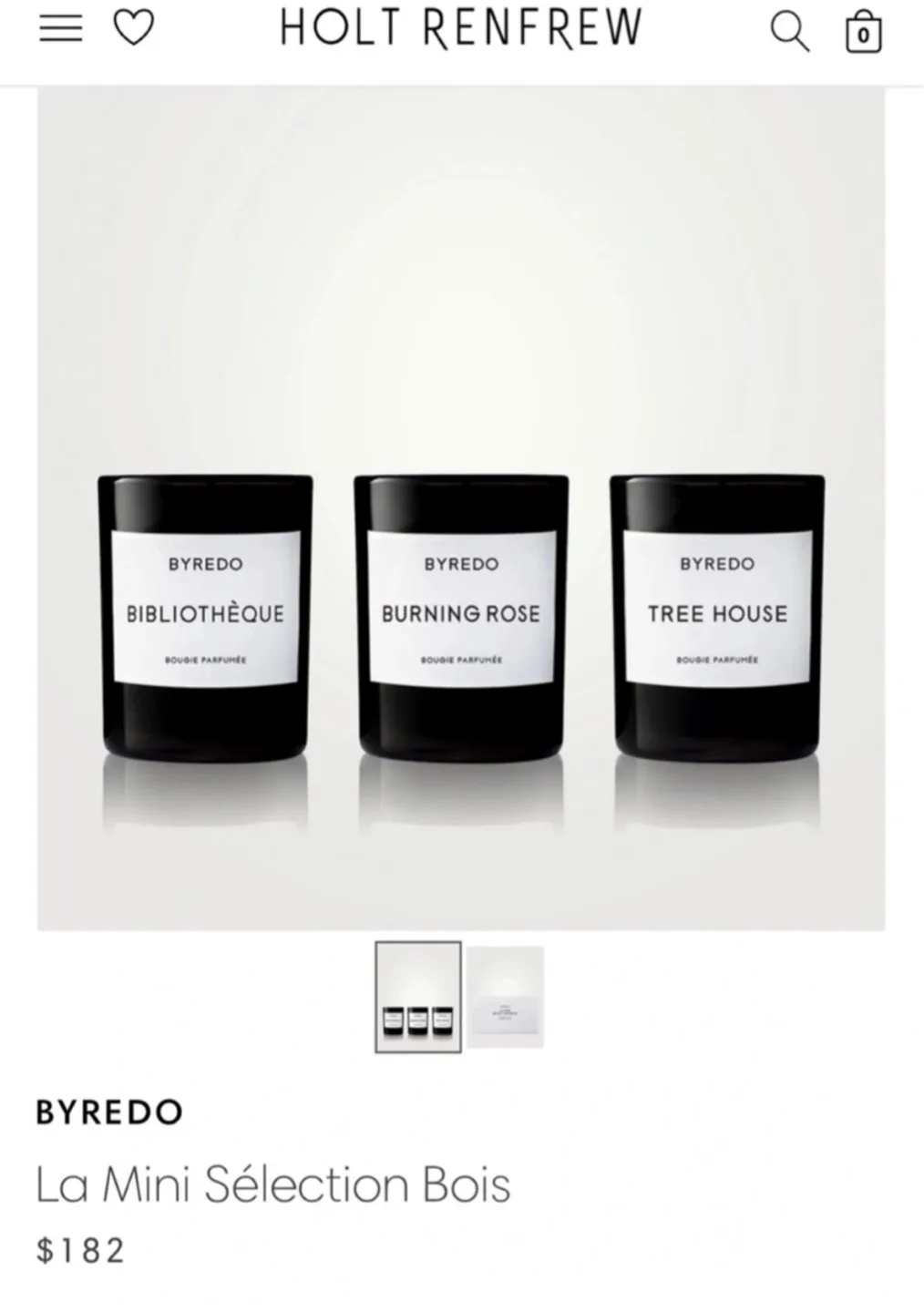 BYREDO Cotton Poplin Candle and BURNING ROSE 70g each image indicator(2)