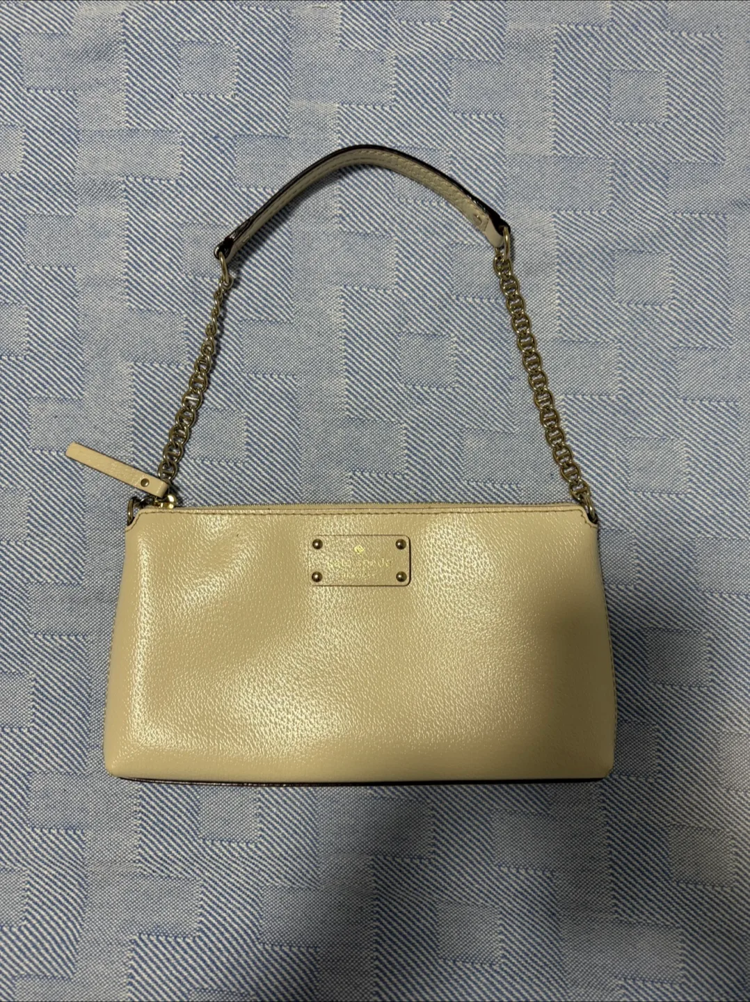 Kate Spade Cream Leather Shoulder Bag thumbnail
