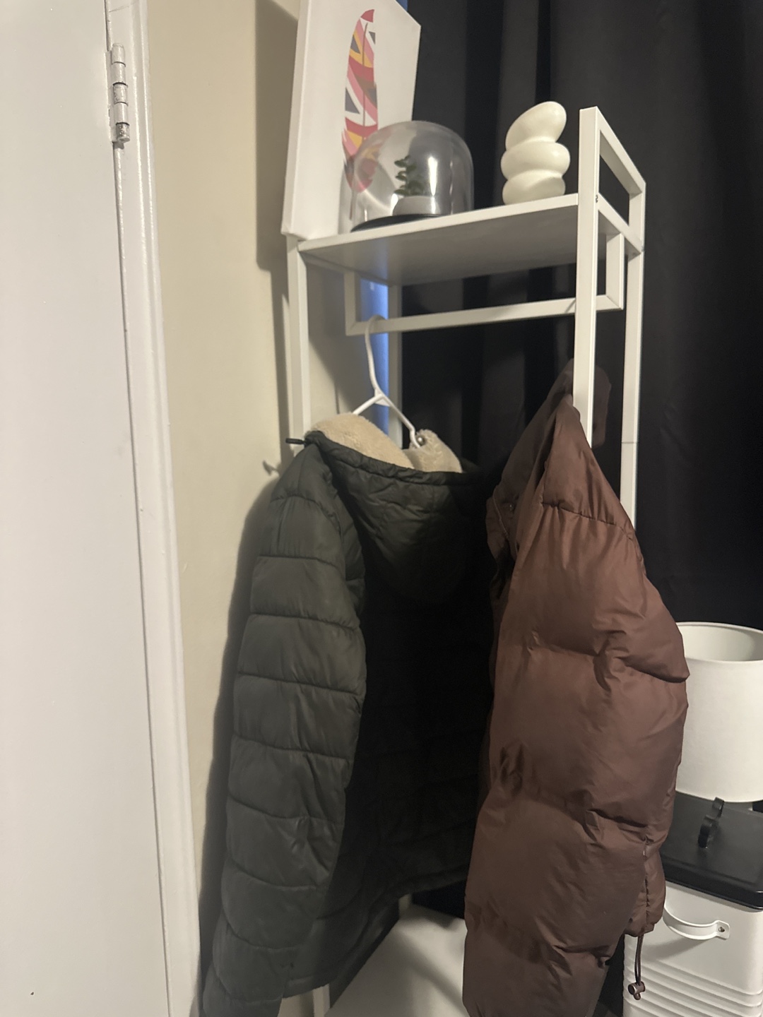 White Clothes Rack with Storage Drawers(MOVE OUT SALE) - photo 3