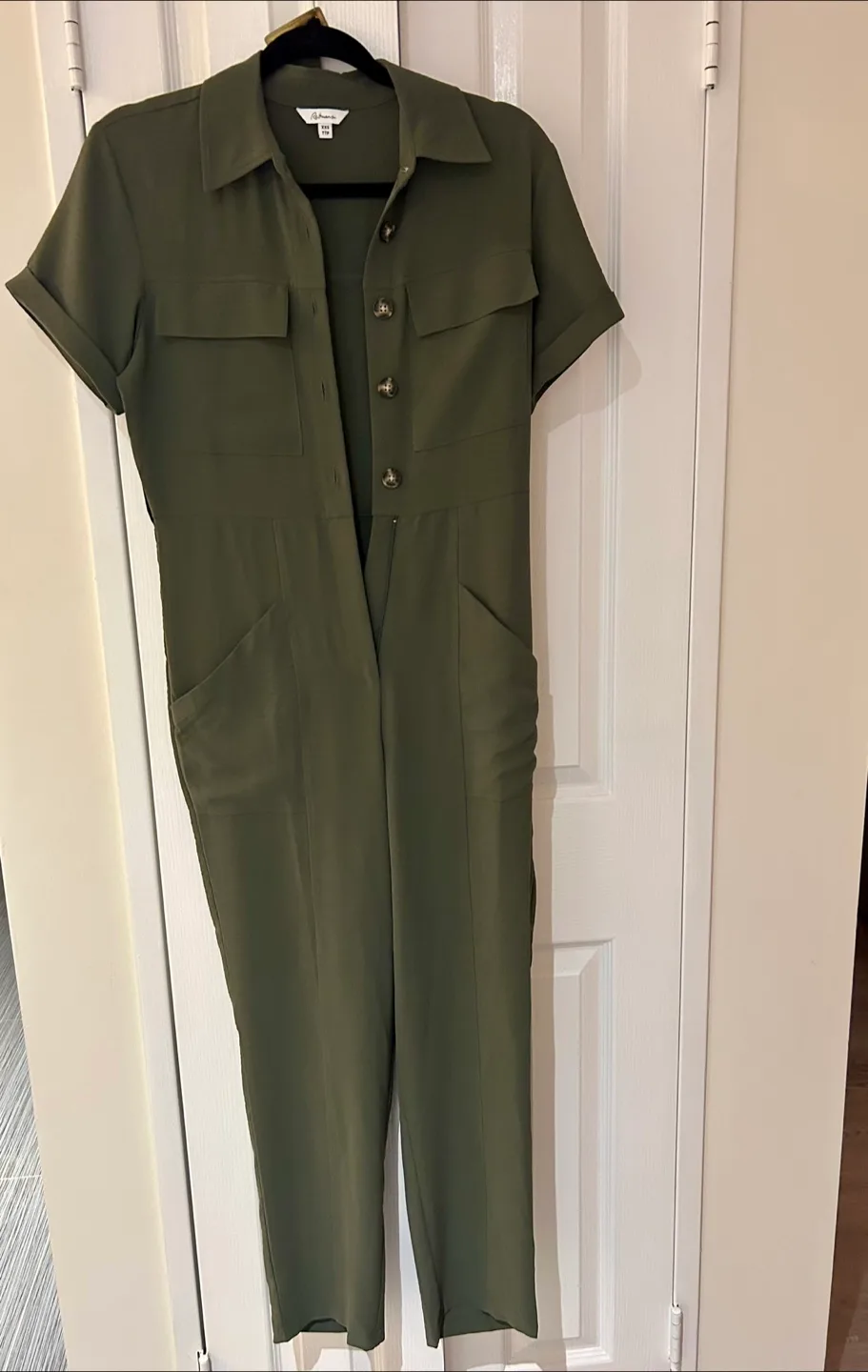 Reitmans Olive Green Jumpsuit - Size XXS thumbnail