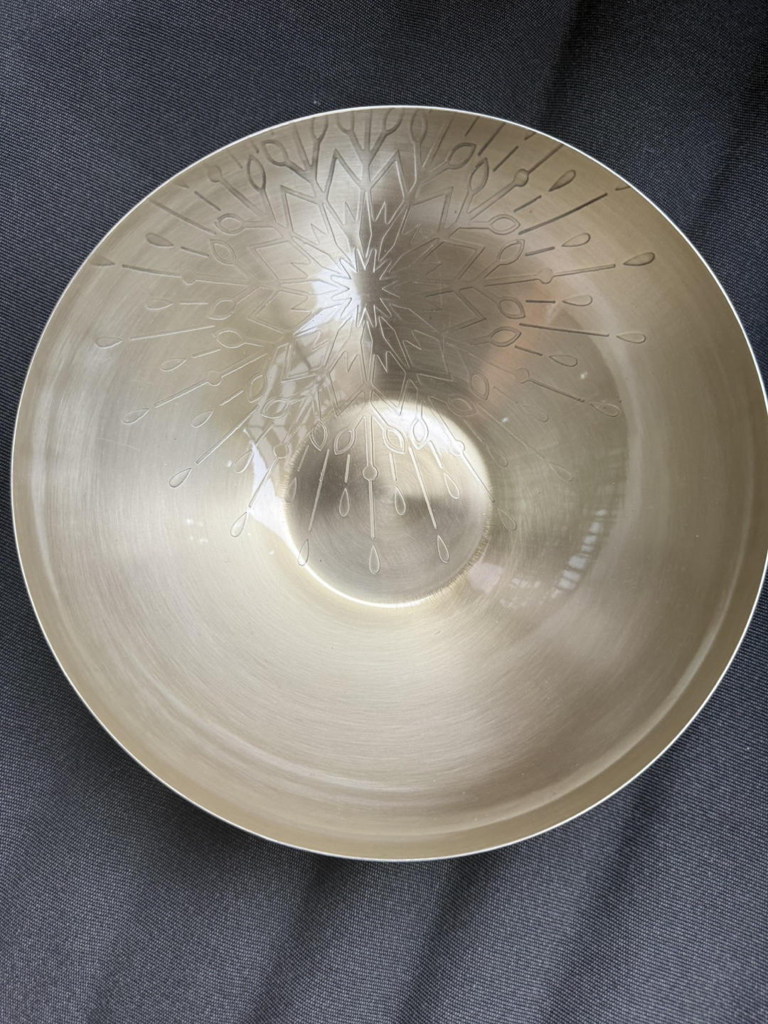 Decorative Gold Bowl - Made in India - photo 2