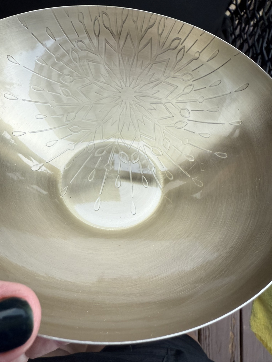Decorative Gold Bowl - Made in India - photo 3