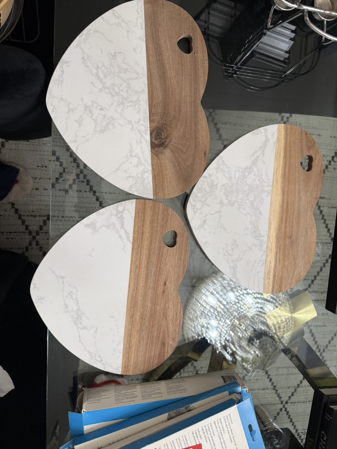 Heart Shaped Cutting Boards - Set of 3