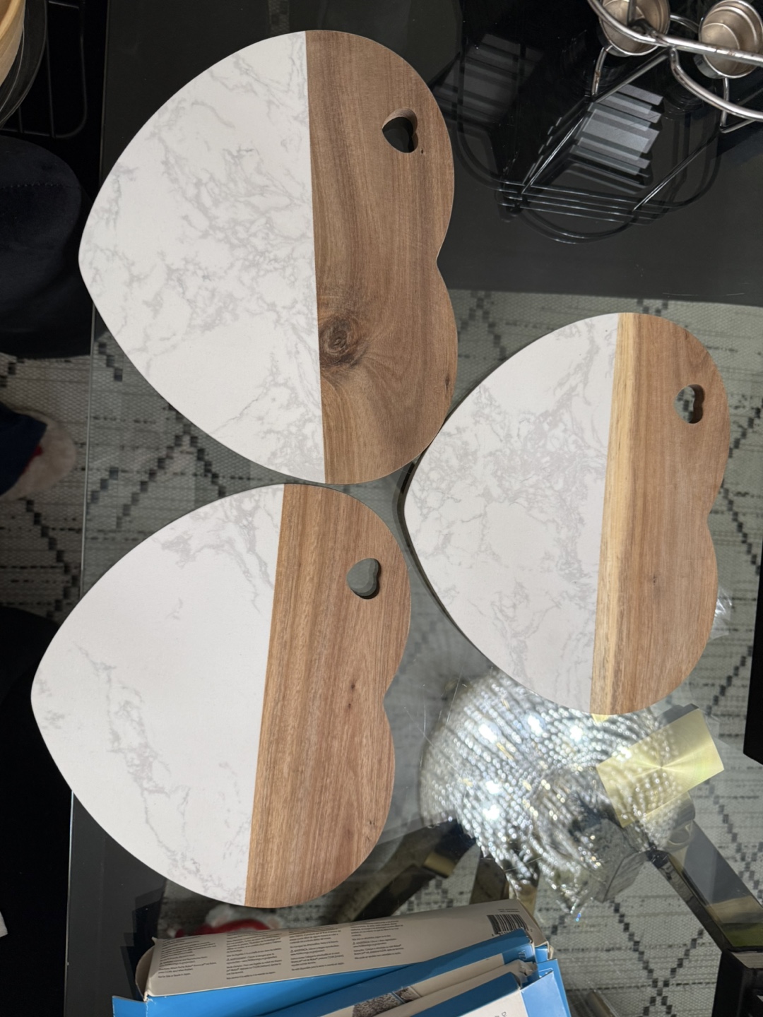 Heart Shaped Cutting Boards - Set of 3 - photo 2