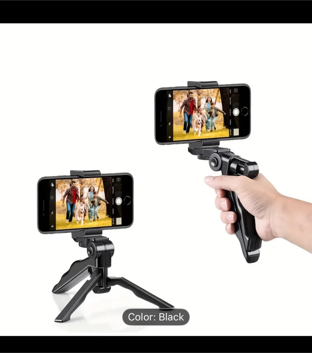 Black Handheld Tripod Stabilizer - photo 2