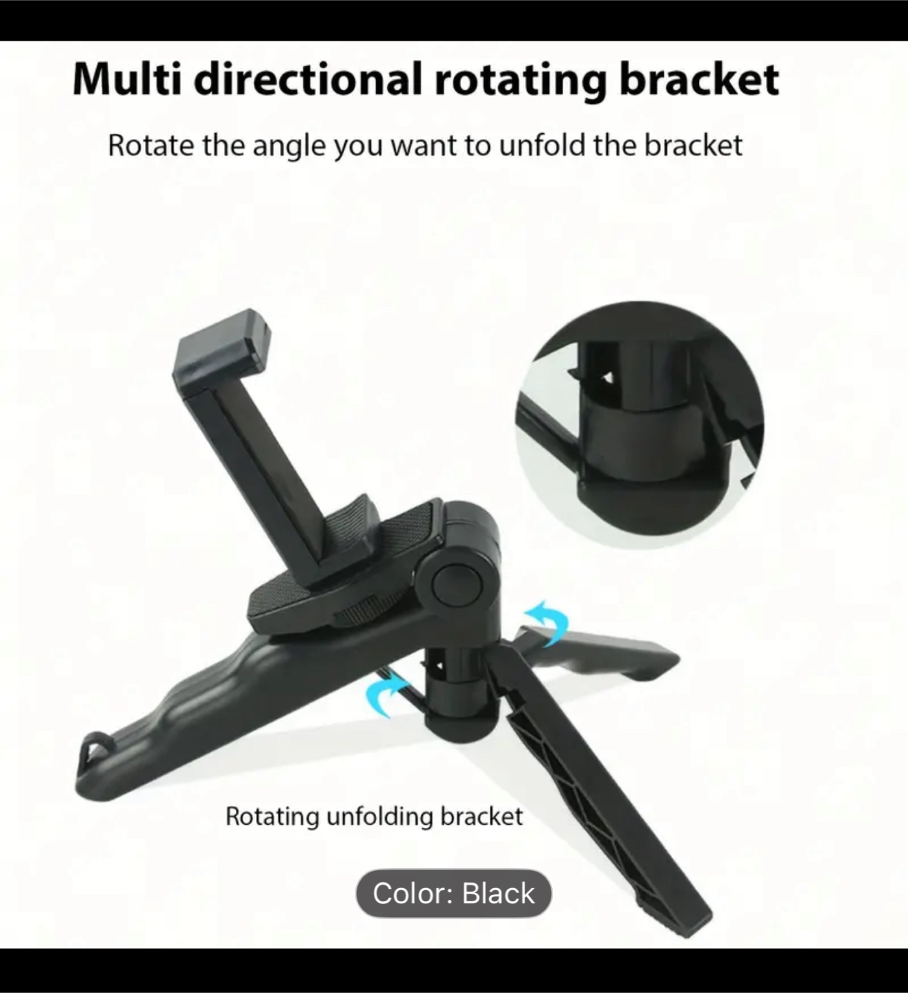 Black Handheld Tripod Stabilizer - photo 5