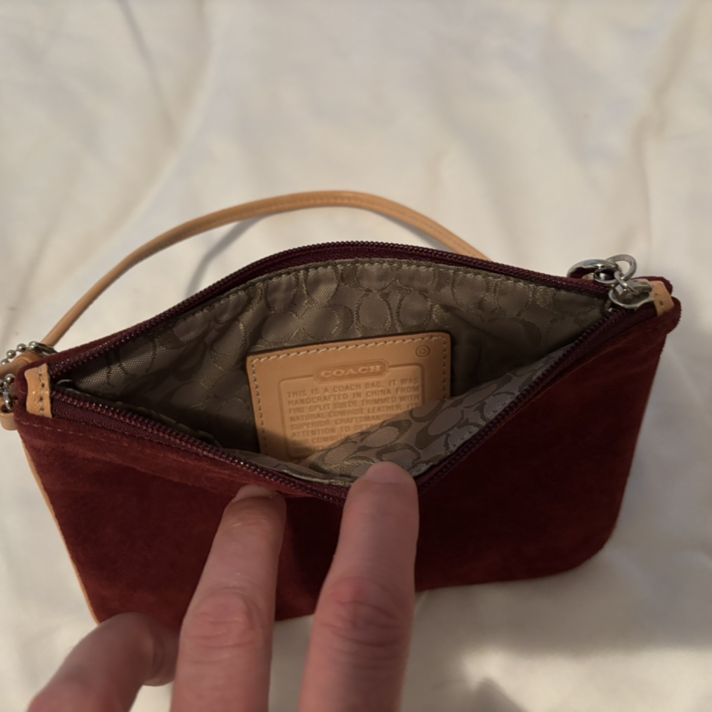 Coach Suede Wristlet - photo 3