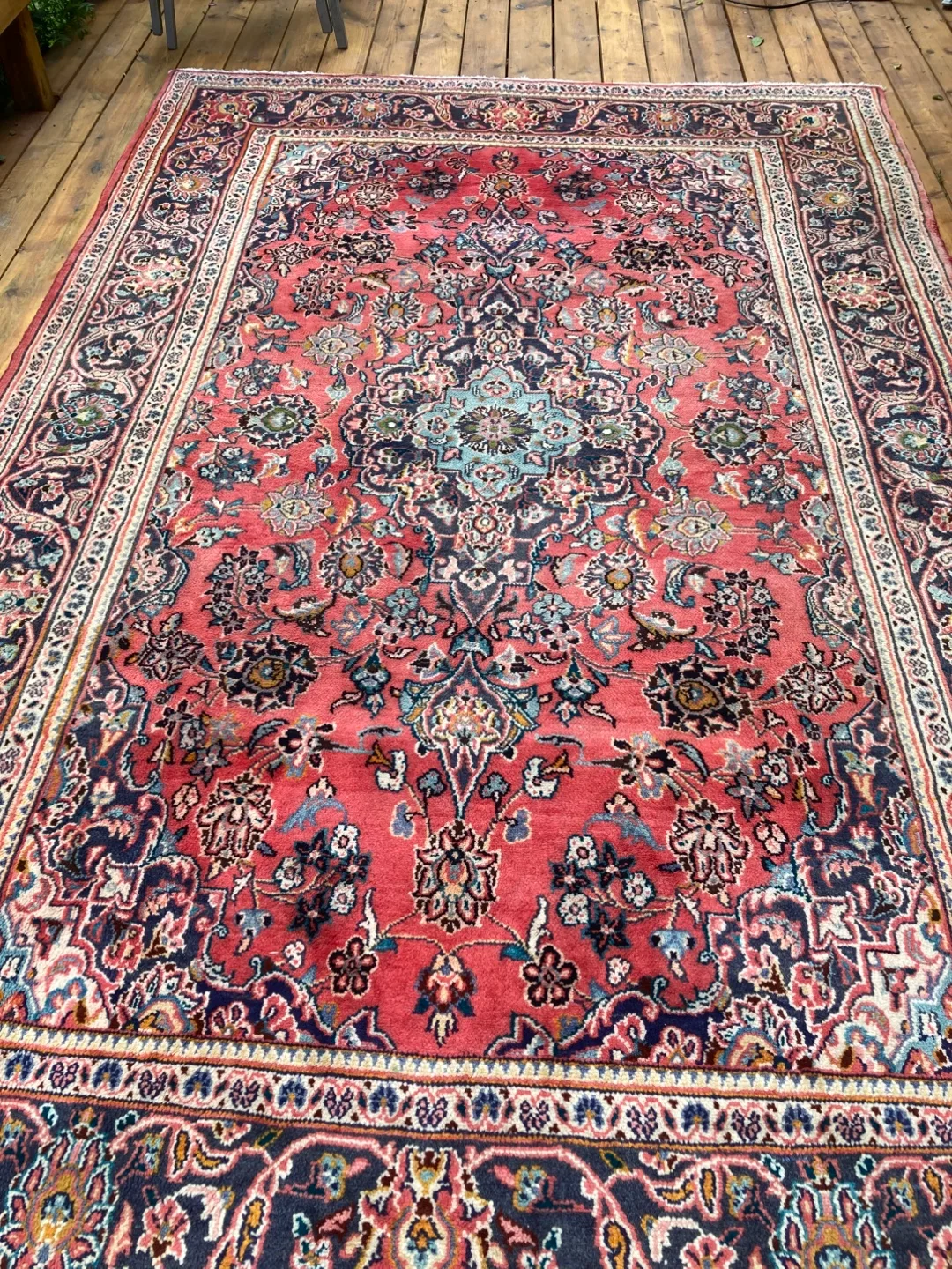 Hand Woven Persian Carpet 10.8 x 6.9 ft thumbnail