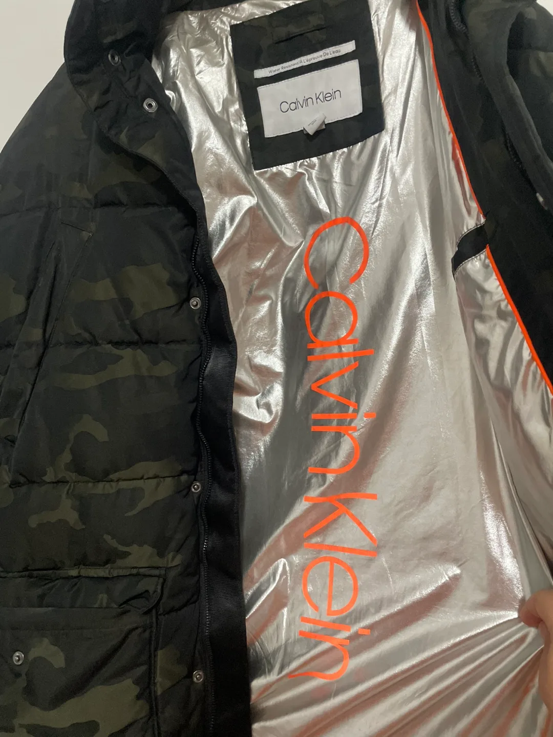 Calvin Klein Camo Puffer Jacket image indicator(6)