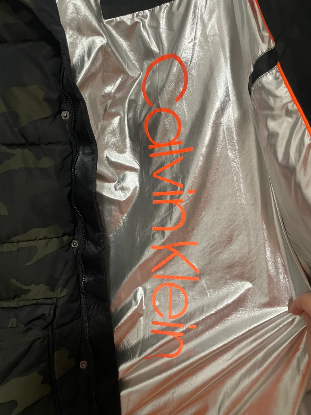 Calvin Klein Camo Puffer Jacket image indicator(3)