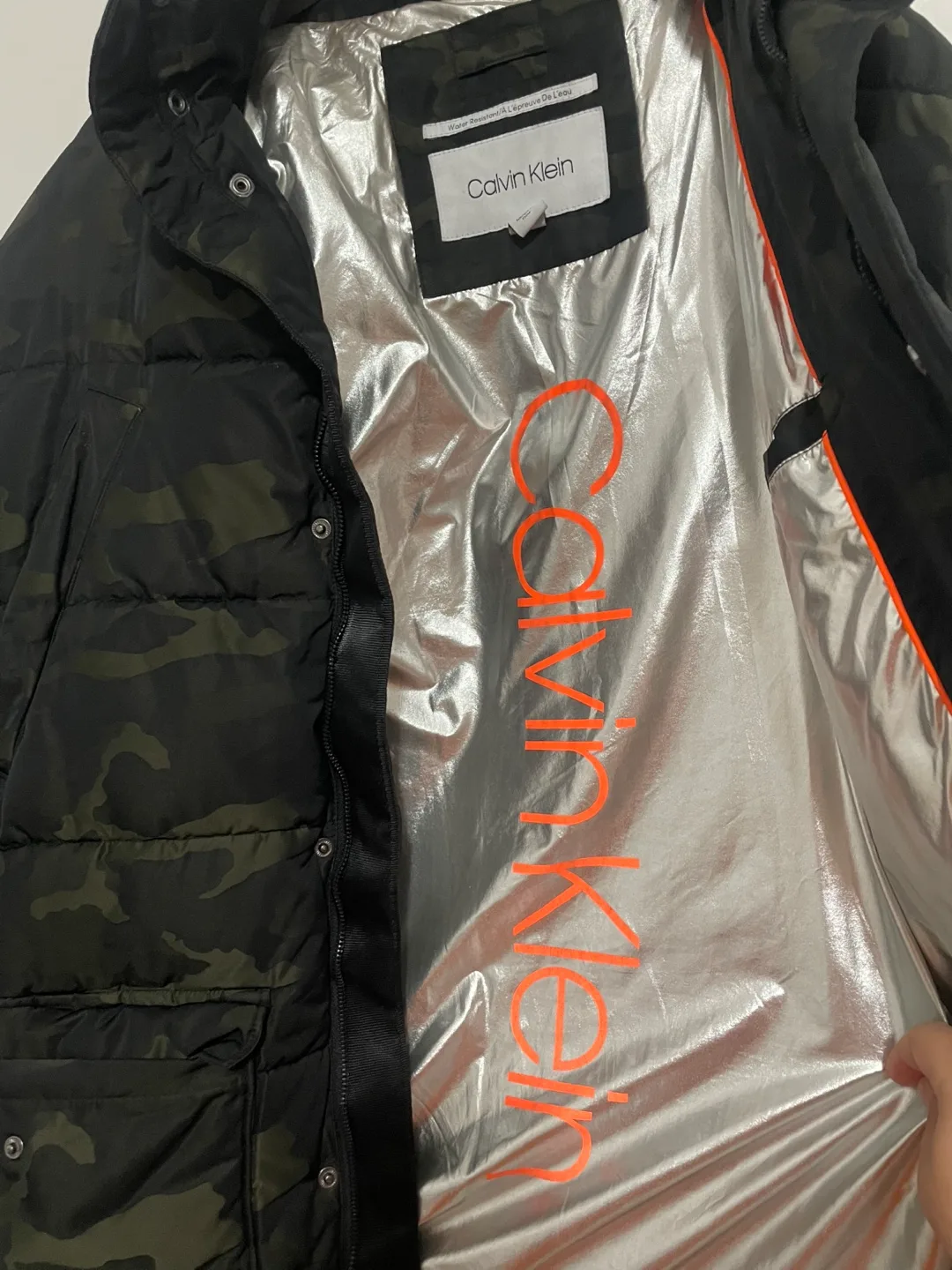 Calvin Klein Camo Puffer Jacket image indicator(4)