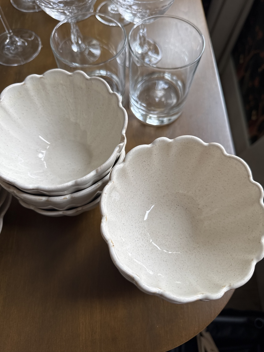Plate Set from World Market and Glassware - photo 4