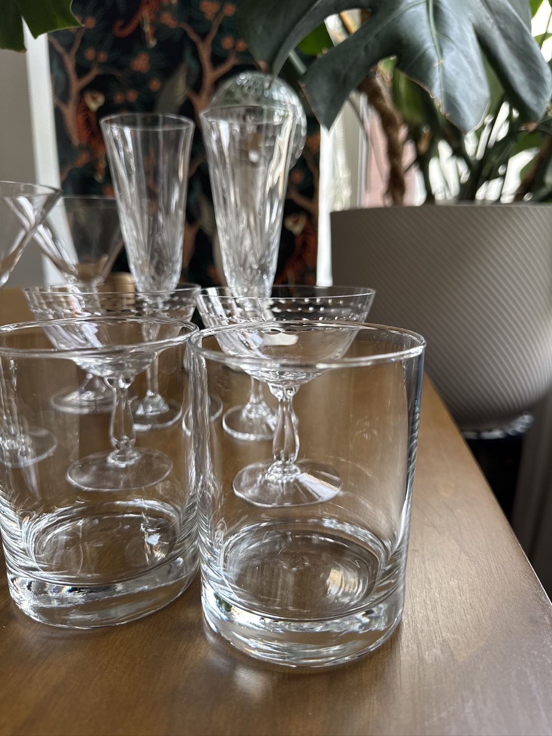 Plate Set from World Market and Glassware - photo 5
