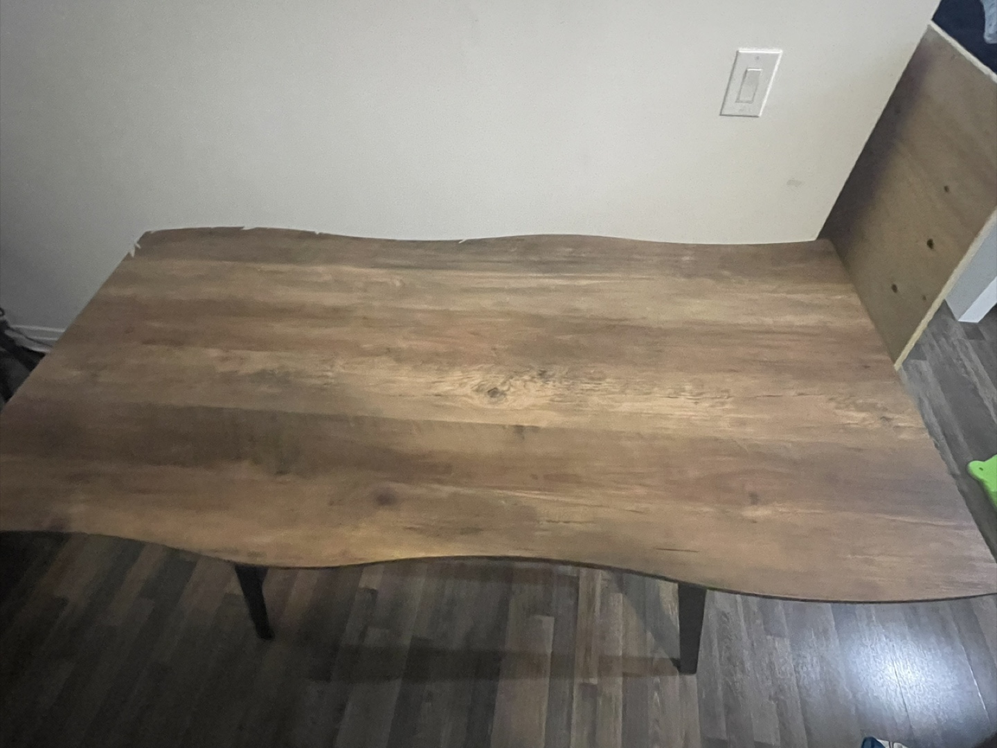 Wood and Black Dining Table - photo 4