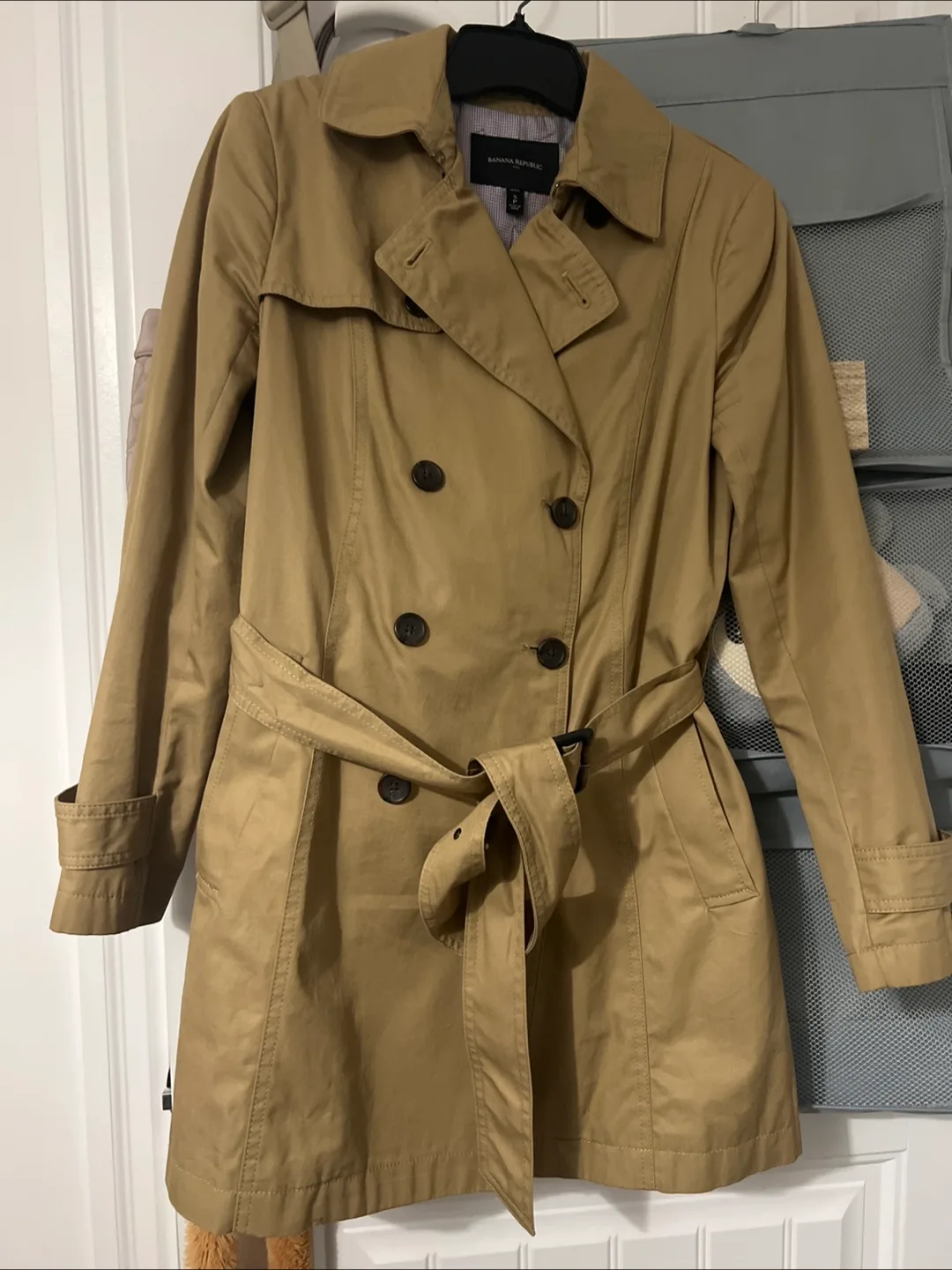 Banana Republic Trench Coat, Size 2 image indicator(2)