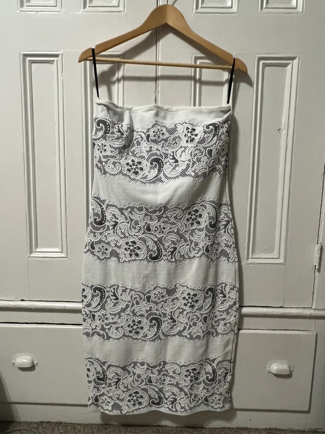 Bebe White Dress - Size XL thumbnail