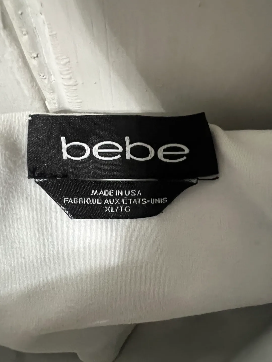 Bebe White Dress - Size XL image indicator(2)