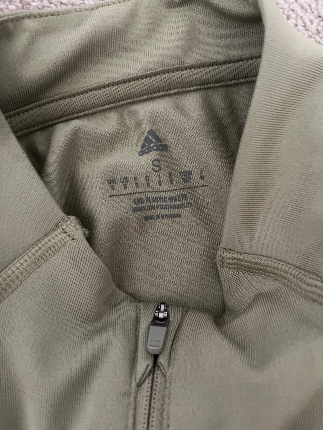 Adidas Olive Green Pullover - Size S image indicator(2)