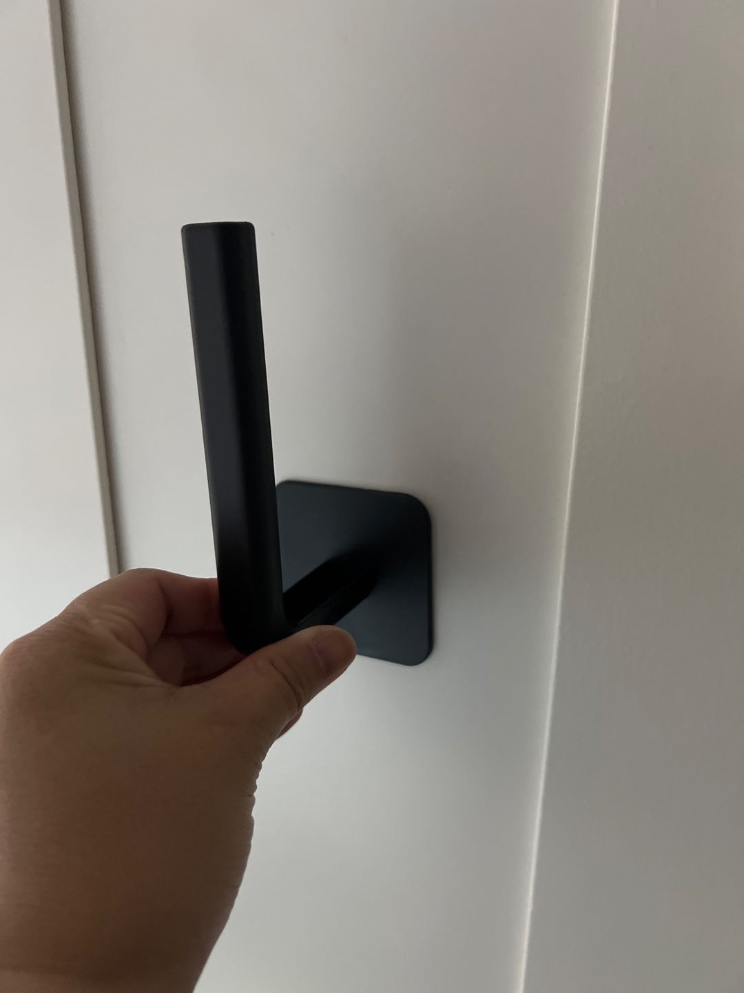 Black Adhesive Wall Hook for cap - photo 3