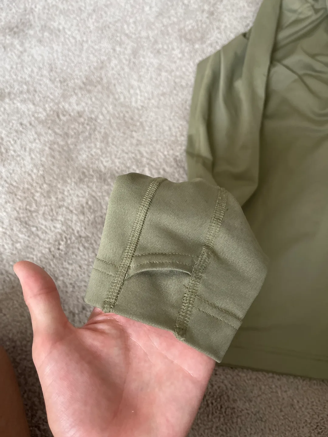 Adidas Olive Green Pullover - Size S image indicator(3)