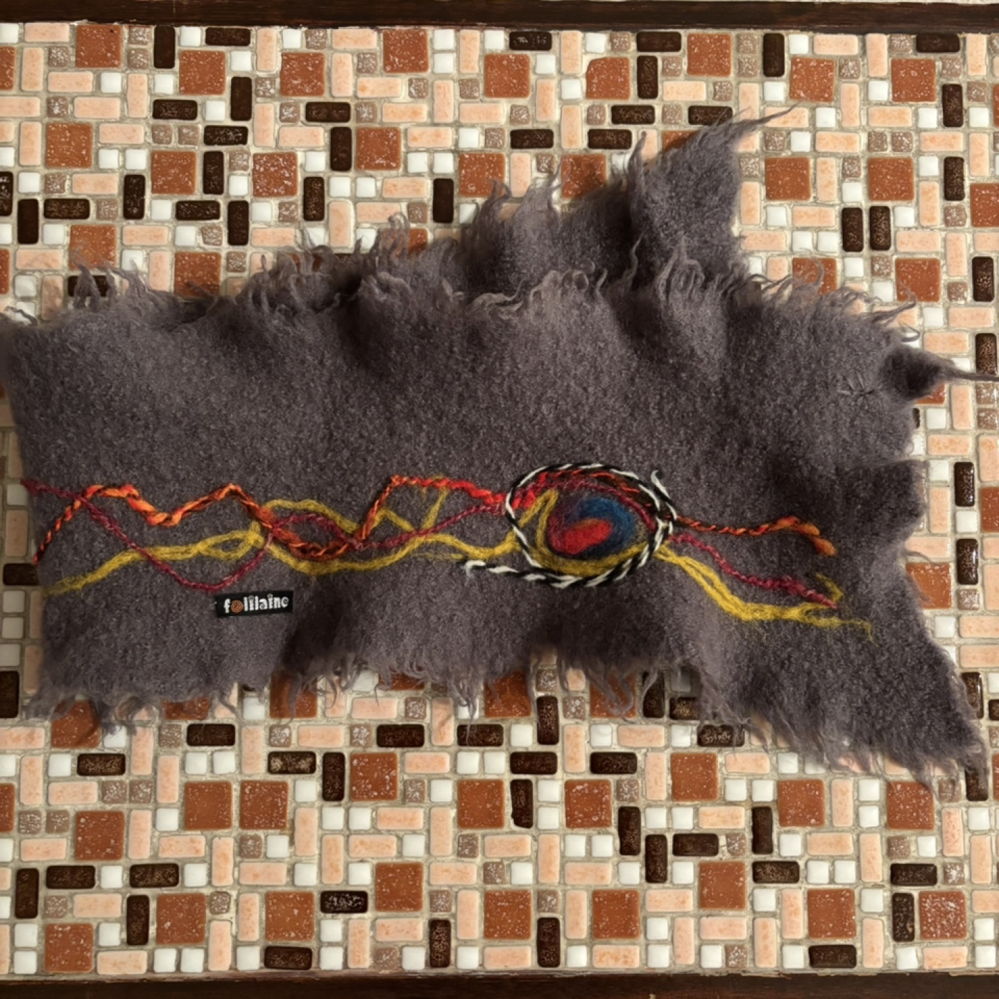 Folilaine Shibori Wool Scarf Wrap - photo 3