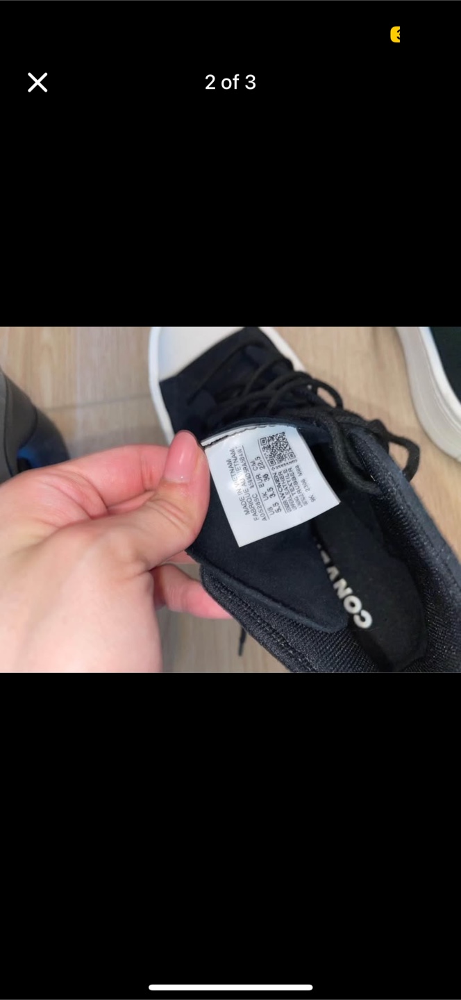 Converse Platform High Top Black US 5.5 - photo 3
