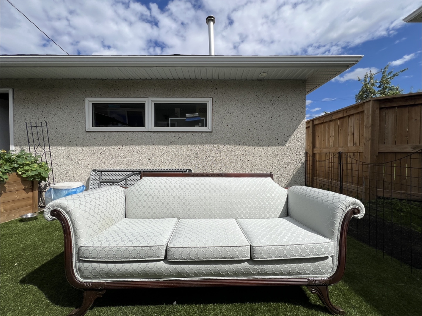 Victorian-Style Sofa – Brand New Upholstery