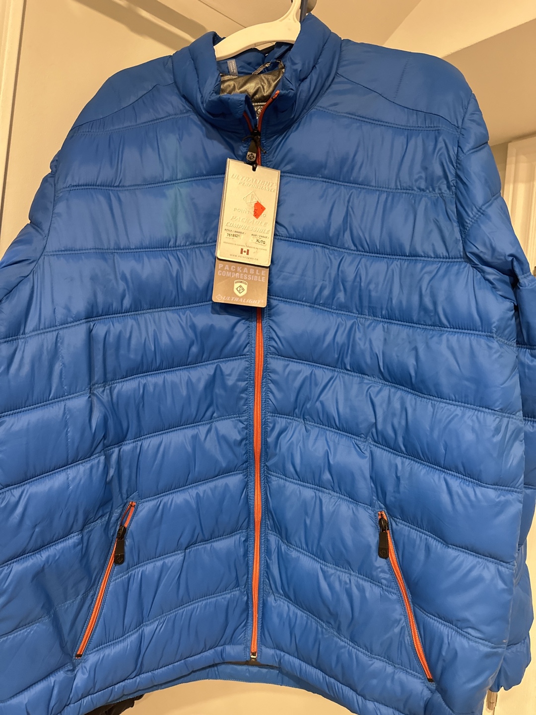 Point Zero Ultralight Puffer Jacket - XL