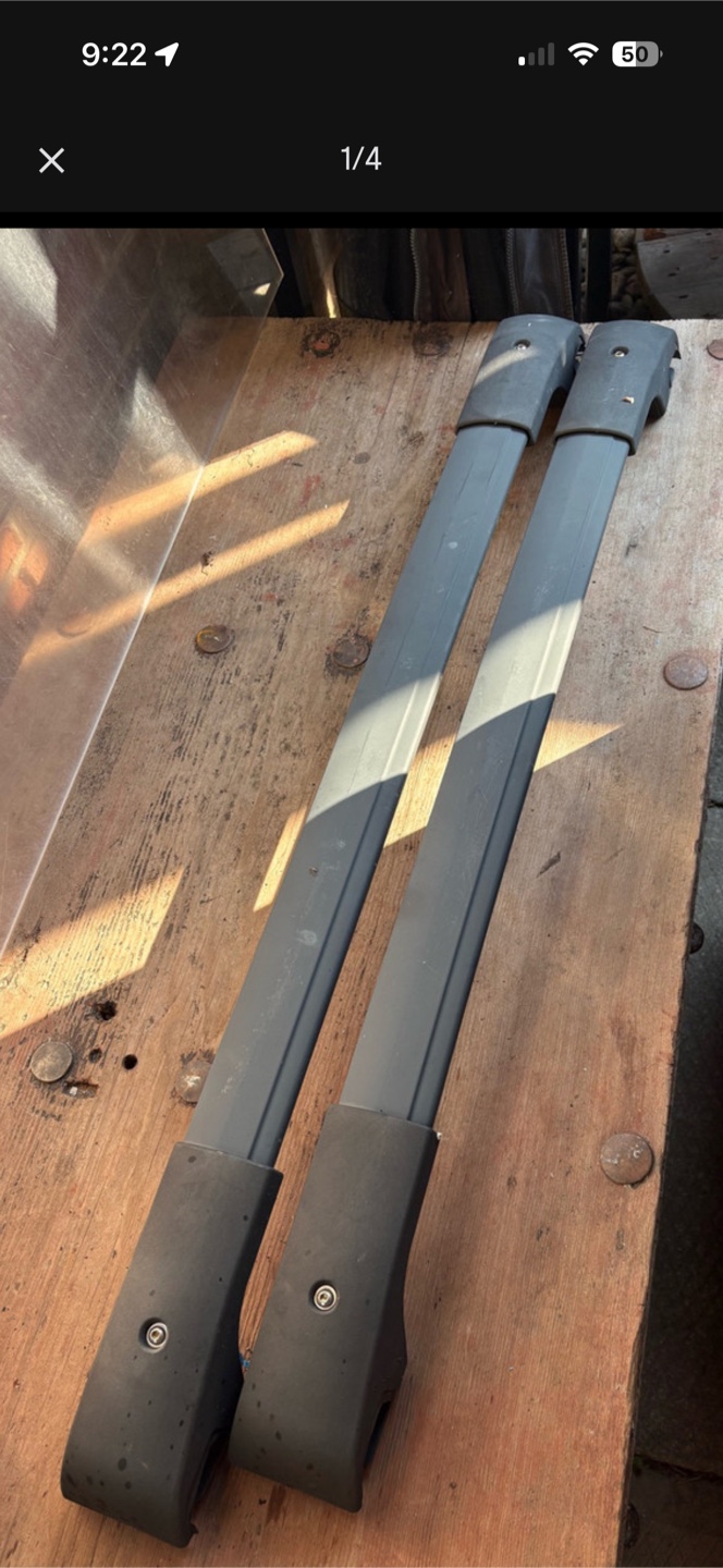 Jeep Cherokee Roof Rack Cross Bars - 2014-2022