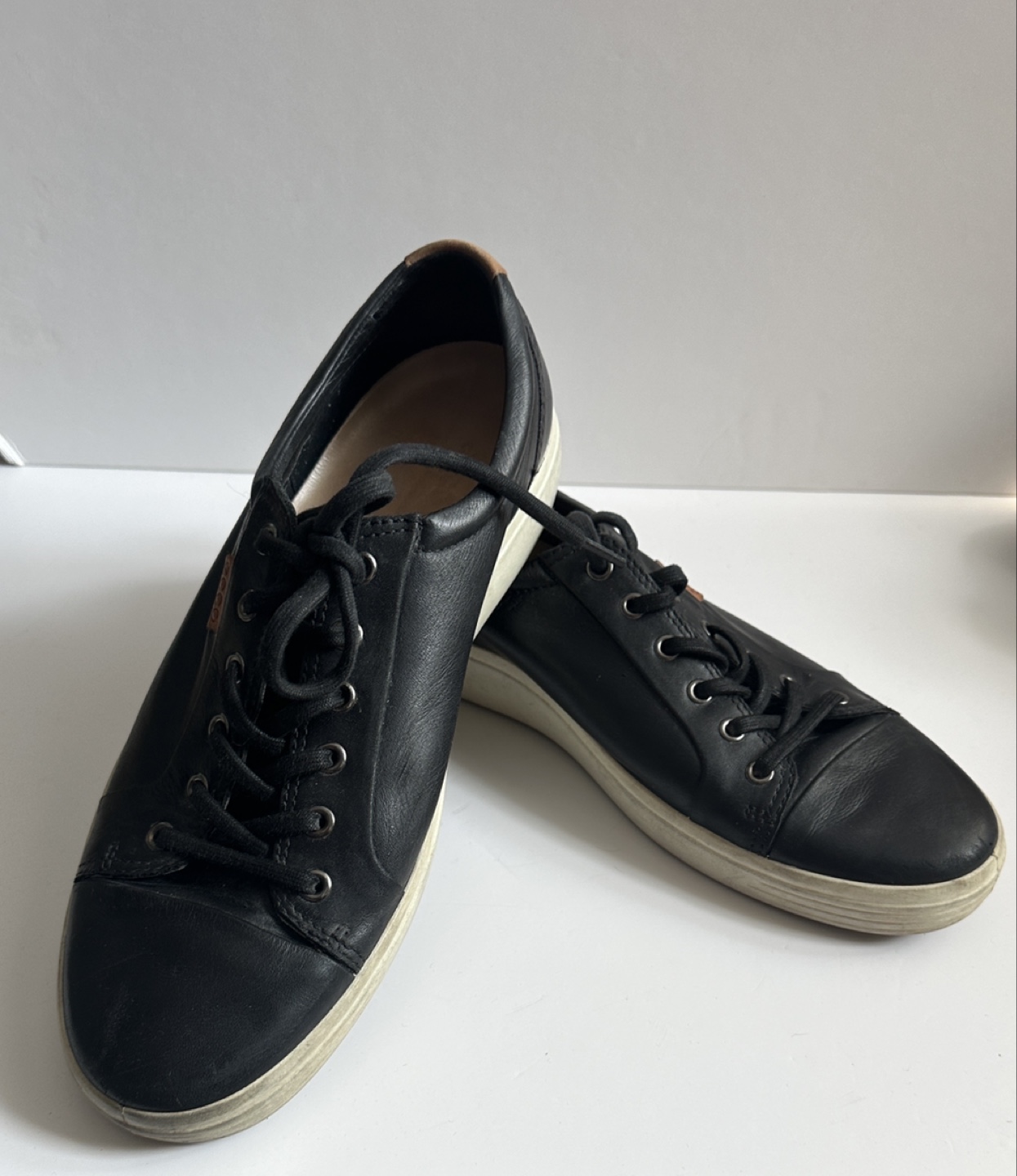 Ecco Black Leather Sneakers - photo 3
