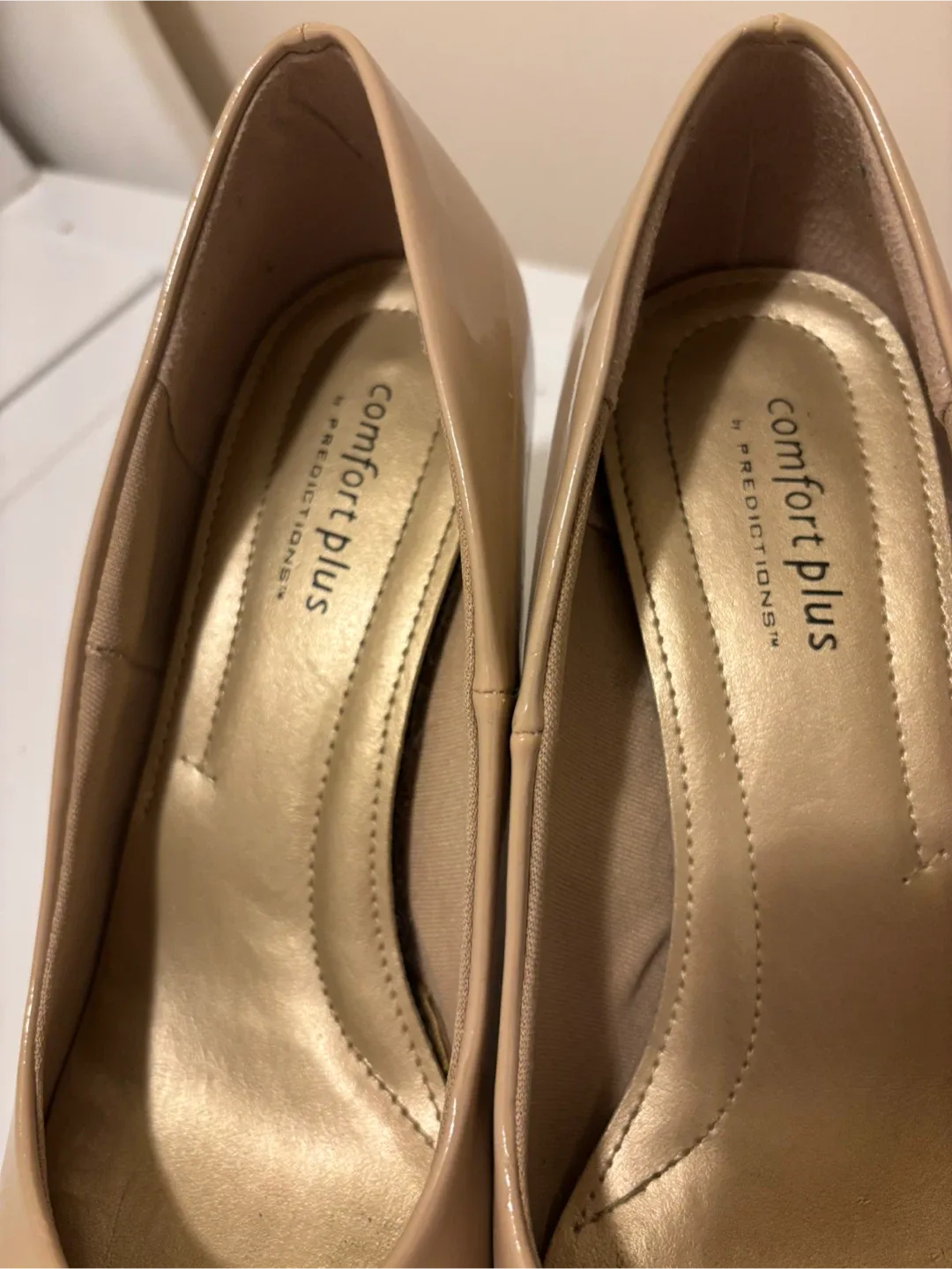 Comfort Plus Predictions Beige Heels, Size 8.5 image indicator(4)