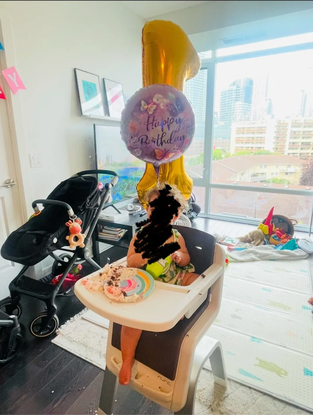 Inflated Birthday helium  balloons image indicator(2)