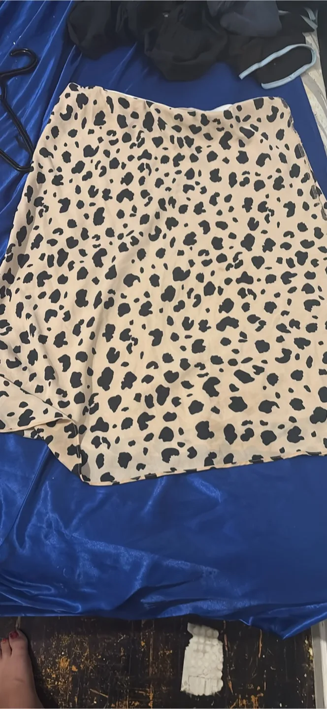 Leopard Print Skirt thumbnail