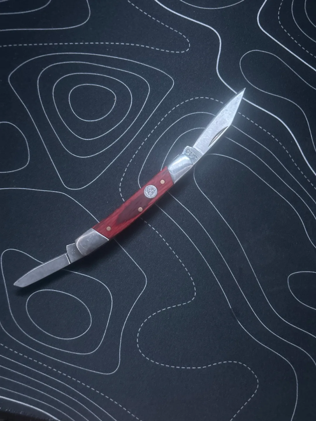 Pocket Knife with Wood Handle thumbnail