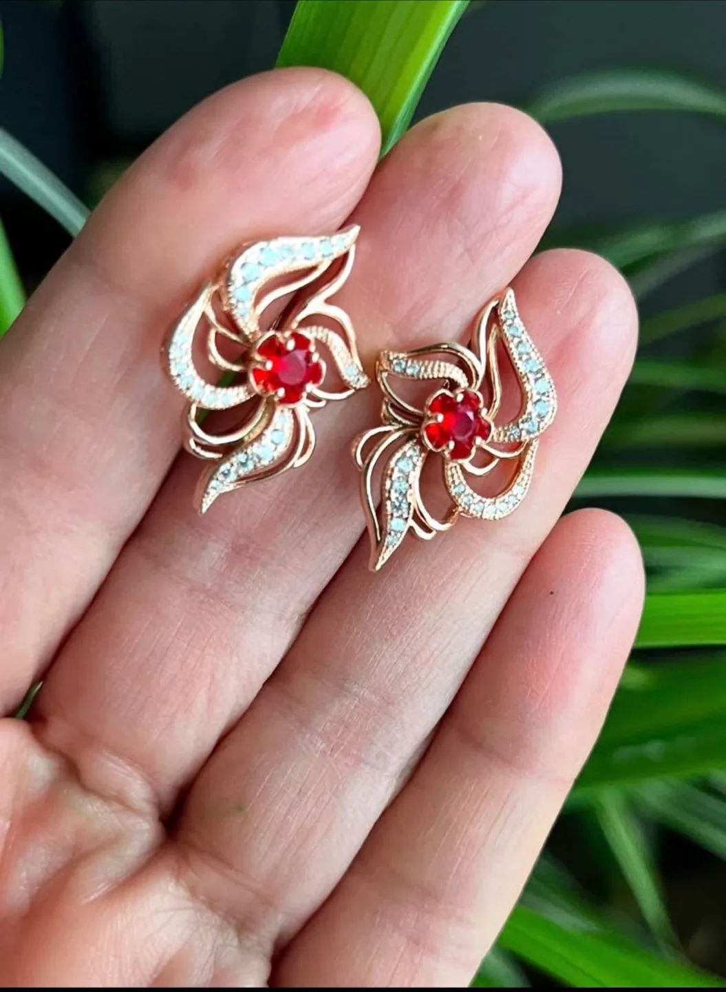 Earrings gold plated thumbnail