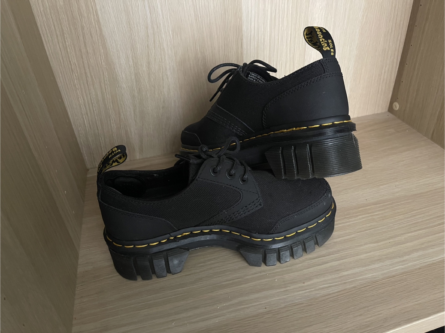 Dr. Martens 1461 Bex Platform Shoes - Black
