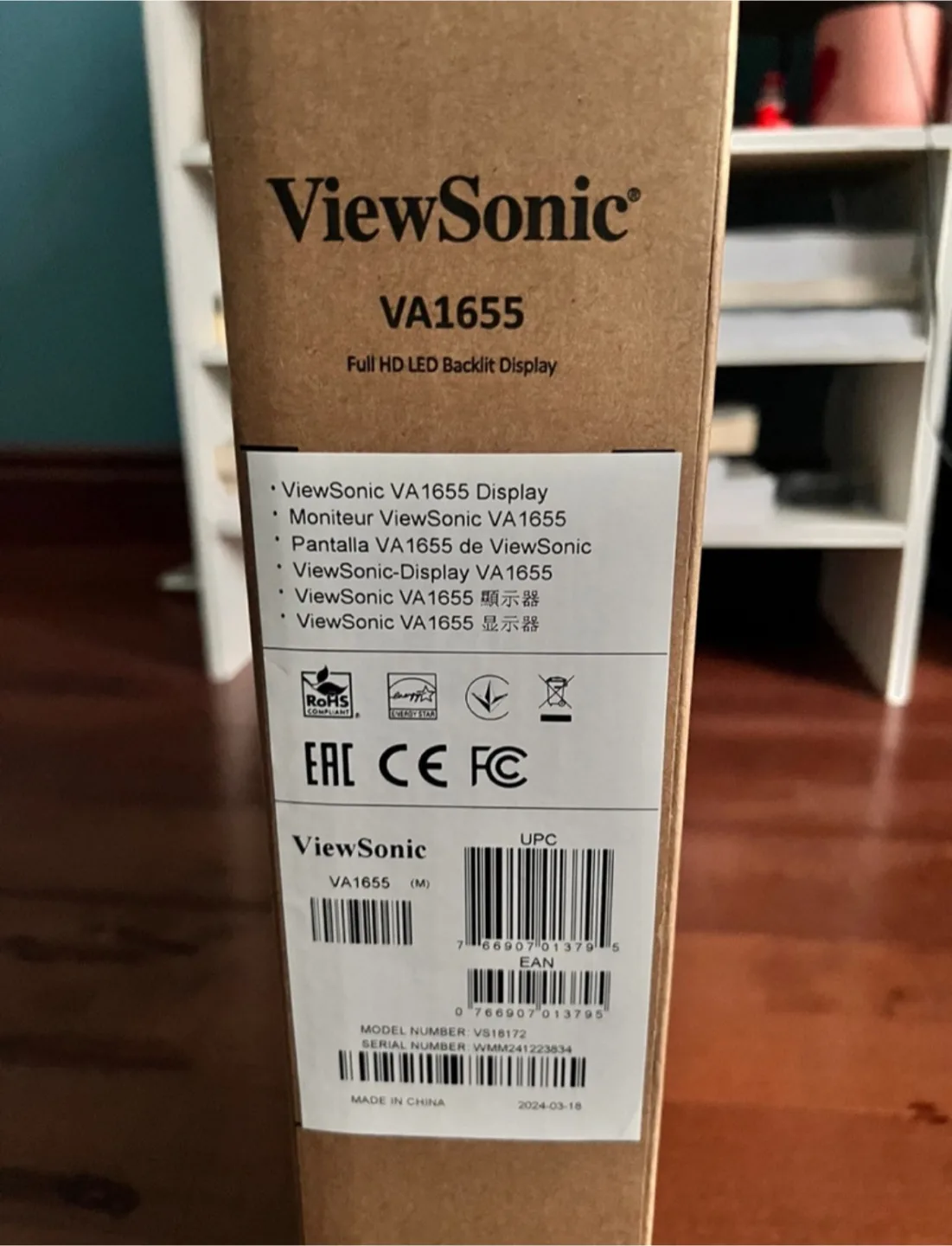 ViewSonic VA1655 16" Full HD Portable Monitor (2 Left) image indicator(5)