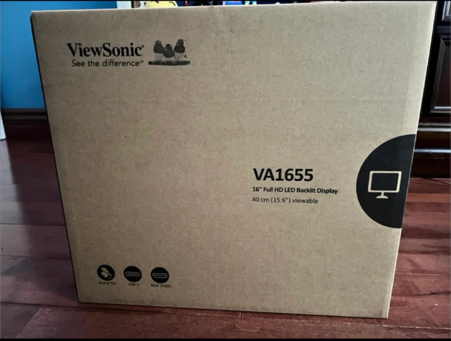 ViewSonic VA1655 16" Full HD Portable Monitor (2 Left) image indicator(2)